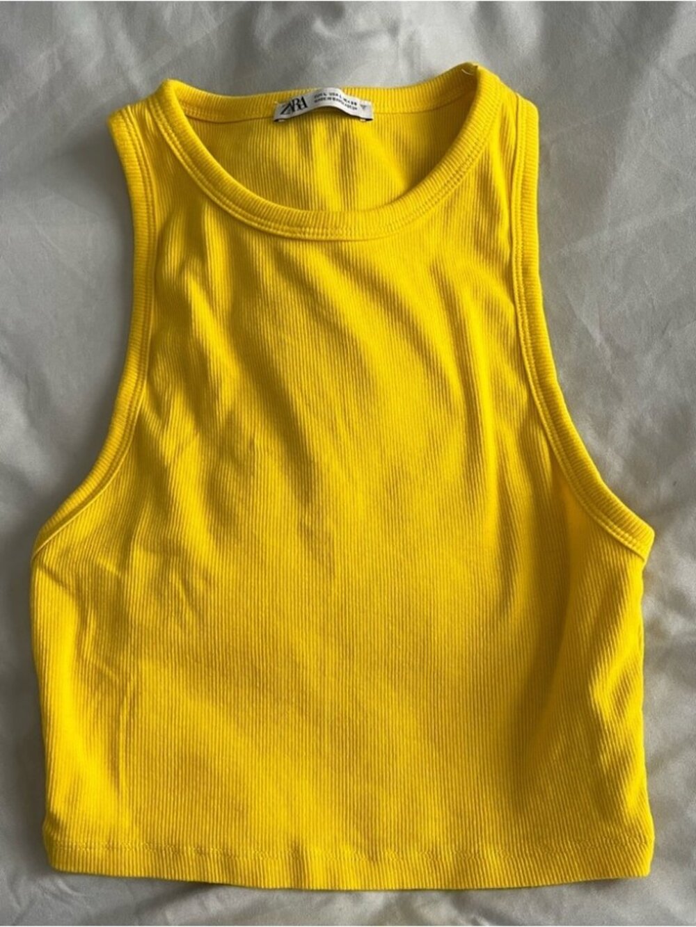 Yellow Crop Top